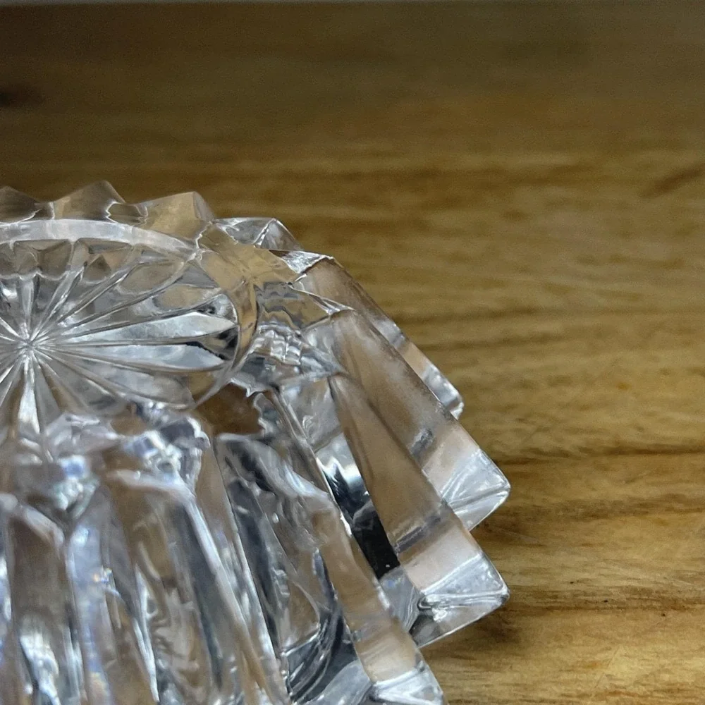 VTG Fostoria Lead Crystal Taper Candle Holders Set Candlestick 3